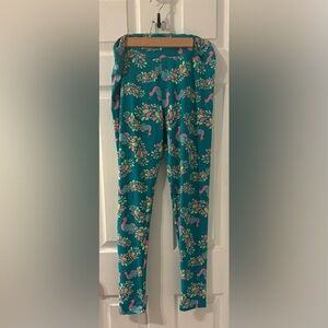 NWOT Rare Lularoe Peacock Leggings